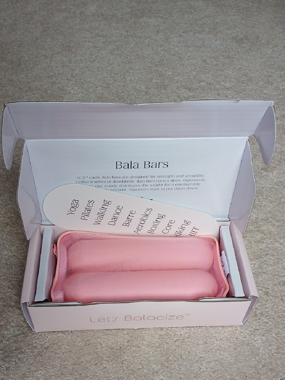Bala Bars 3 Pounds Blush - Picture 3 of 4